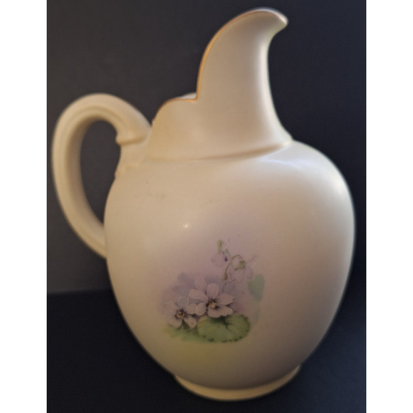 Andrea By Sadek Porcelain Pastel Floral Design Pitcher 6.5" #7569 - Picture 3 of 7